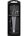 FC174472,Compas quick-set grip argintiu Faber-castell