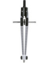 FC174472,Compas quick-set grip argintiu Faber-castell