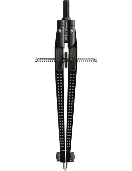 FC174434,Compas quick-set grip negru Faber-castell