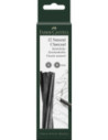 FC129298,Cutie 12 buc carbune natural pitt monochrome 5-8mm Faber-castell