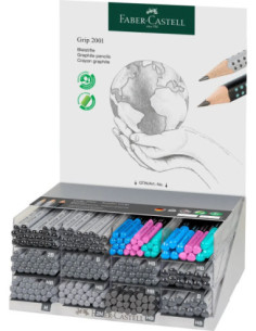 FC117060,Display 252 buc creion grafit grip 2001 Faber-castell