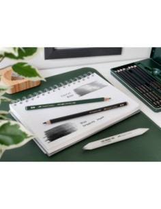 FC115224,Set 20 buc creion grafit mat + castell 9000 Faber-castell 2