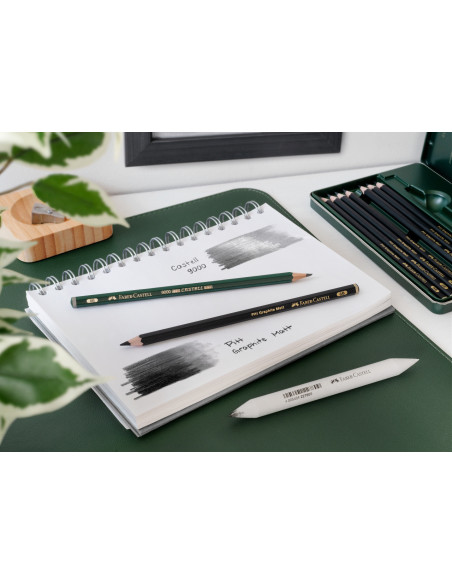 FC115224,Set 20 buc creion grafit mat + castell 9000 Faber-castell