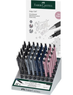 FC134745,Display 40 bucati creion mecanic 0.7 mm grip 1347 urban Faber-castell