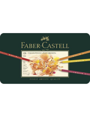 FC110011SD,Creioane colorate 120 culori polychromos Faber-castell