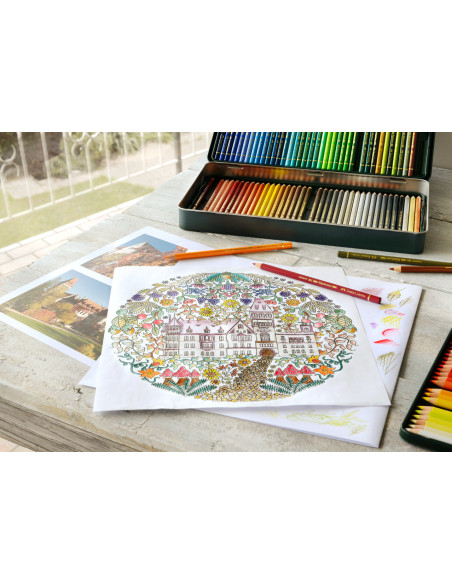 FC110011SD,Creioane colorate 120 culori polychromos Faber-castell