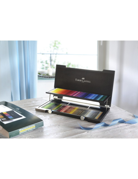FC110013SD,Cutie lemn 120 creioane colorate polychromos Faber-castell