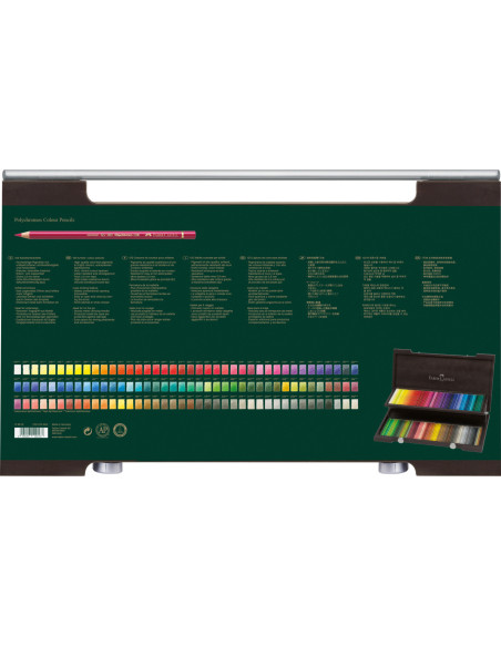 FC110013SD,Cutie lemn 120 creioane colorate polychromos Faber-castell