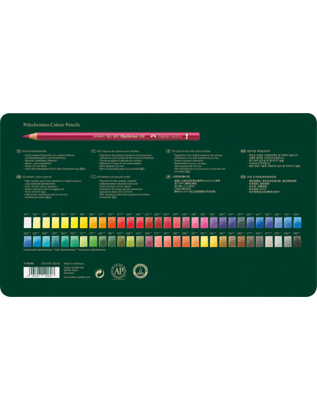 FC110060SD,Creioane colorate 60 culori polychromos Faber-castell