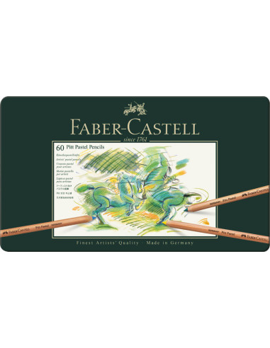 FC112160SD,Creioane pastel pitt 60 culori Faber-castell