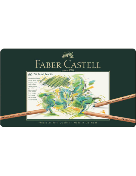 FC112160SD,Creioane pastel pitt 60 culori Faber-castell
