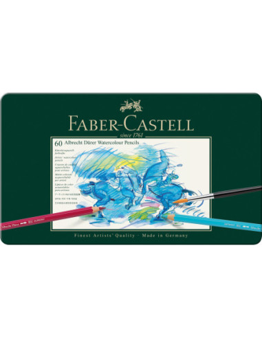 FC117560SD,Creioane colorate acuarela 60 culori albrecht durer Faber-castell