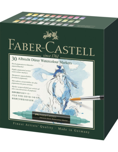 FC160330SD,Set 30 markere solubile albrecht durer Faber-castell