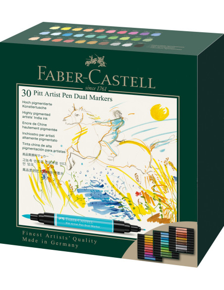 FC162030SD,Pitt artist pen dual marker set 30 bucati Faber-castell