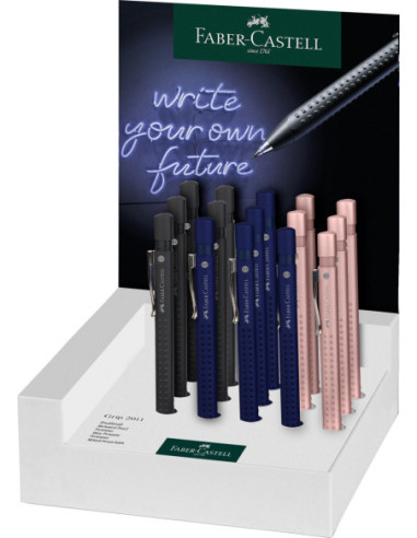 FC131230,Display 20 buc creion mecanic 0.7mm grip 2011 Faber-castell