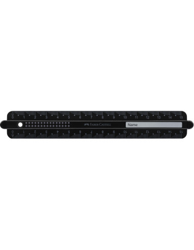 FC172115-6,Rigla 15cm dots Faber-castell - Set 6