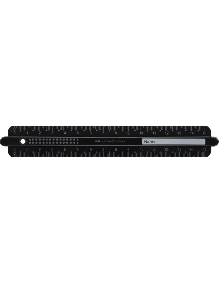 FC172115-6,Rigla 15cm dots Faber-castell - Set 6