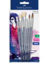 FC282891,Set 6 pensule (3 rot+3 tes) creative studio Faber-castell