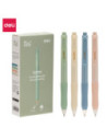 DLENS576-BK-12,Pix cu gel cu mecanism 0.5mm negru nusign Deli - Set 12