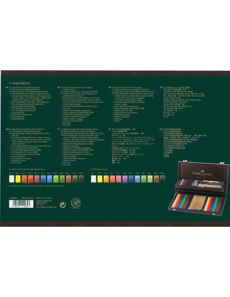 FC110084SD,Cutie lemn compendium arta si grafica Faber-castell