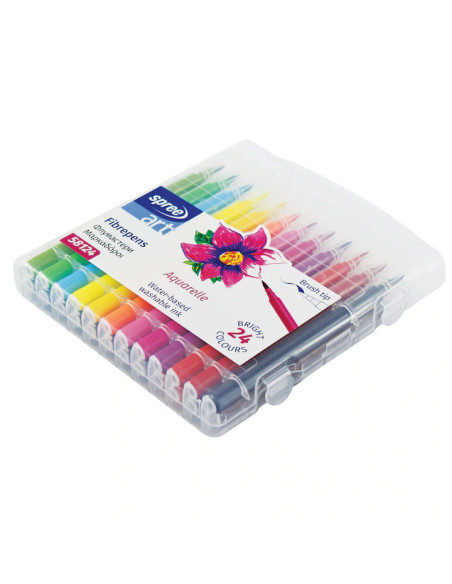 KHSP58124,Carioca 24 culori paint brush spree Koh-i-noor