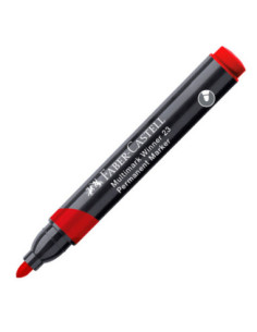 FC453323-12,Marker permanent rosu varf rotund multimark winner 23 Faber-castell - Set 12