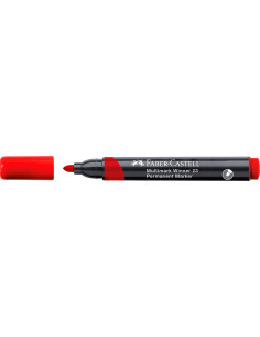 FC453323-12,Marker permanent rosu varf rotund multimark winner 23 Faber-castell - Set 12 2