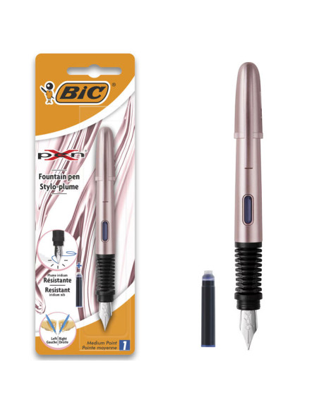 BC511059,Stilou xpen chrome pink blister Bic