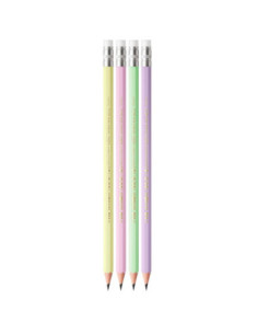 BC518306,Creion grafit hb cu guma eco evolution pastel 12/cut Bic 2
