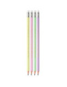 BC518306,Creion grafit hb cu guma eco evolution pastel 12/cut Bic