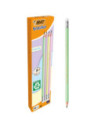 BC518306,Creion grafit hb cu guma eco evolution pastel 12/cut Bic