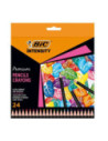 BC9678231,Creioane colorate 24 culori intensity premium Bic