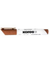 KO20838-12,Marker whiteboard maro 3mm Kores - Set 12