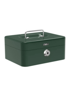 DLET504,Cutie valori metal 9*20*16 cm verde Deli