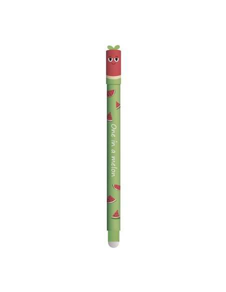 Roller cu cerneala termosensibila albastra Eberhard Faber Fruity erase it, 0.7 mm, Pepene
