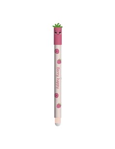 Roller cu cerneala termosensibila albastra Eberhard Faber Fruity erase it, 0.7 mm, Zmeura