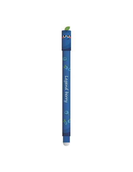 Roller cu cerneala termosensibila albastra Eberhard Faber Fruity erase it, 0.7 mm, Afine