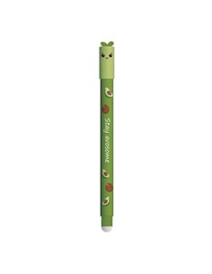 Roller cu cerneala termosensibila albastra Eberhard Faber Fruity erase it, 0.7 mm, Avocado