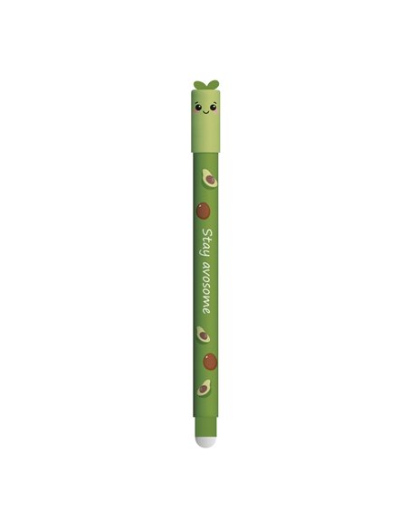 Roller cu cerneala termosensibila albastra Eberhard Faber Fruity erase it, 0.7 mm, Avocado