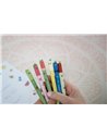 Roller cu cerneala termosensibila albastra Eberhard Faber Fruity erase it, 0.7 mm, Zmeura