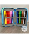 Penar echipat cu 3 fermoare Pelikan 400207263, 43 piese, Emoji 5