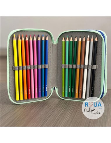 Penar echipat cu 3 fermoare Pelikan 400207263, 43 piese, Emoji 3