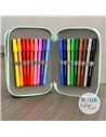 Penar echipat cu 3 fermoare Pelikan 400207263, 43 piese, Emoji 3