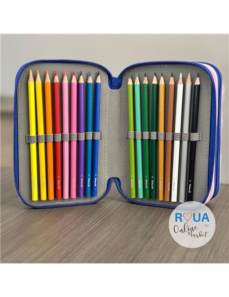 Penar echipat cu 3 fermoare Pelikan 400207263, 43 piese, Emoji 6