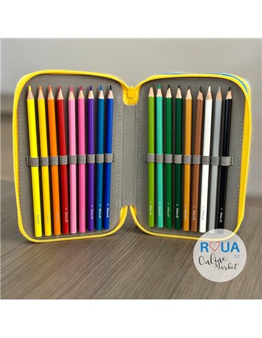 Penar echipat cu 3 fermoare Pelikan 400207263, 43 piese, Emoji 1