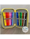 Penar echipat cu 3 fermoare Pelikan 400207249, 43 piese, Happy animals, Lion