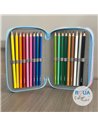 Penar echipat cu 3 fermoare Pelikan 400207261, 43 piese, Monsters 5