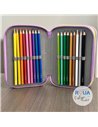 Penar echipat cu 3 fermoare Pelikan 400207261, 43 piese, Monsters 6