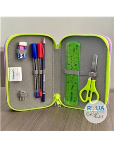 Penar echipat cu 3 fermoare Pelikan 400207261, 43 piese, Monsters 6 2
