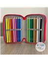 Penar echipat cu 3 fermoare Pelikan 400207261, 43 piese, Monsters 1